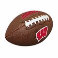 Logo Brands Wisconsin Mini Size Composite Football 244-93MC-1